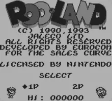 Image n° 1 - screenshots  : Rodland